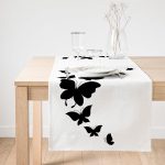 - SuetRunner-767-Gorsel1 - Realhomes  Realhomes Modern Kelebek Dijital Baskılı Dekoratif Süet Runner Realhomes