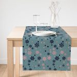 - SuetRunner-7953-Gorsel1 - Realhomes  Realhomes Renkli Zemin Üzerinde Kartanesi Desenli Dijital Baskılı Özel Tasarım Süet Runner Realhomes