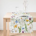 - SuetRunner-802-Gorsel1 - Realhomes Realhomes Çiçek DesenDijital Baskılı Süet Runner Realhomes