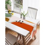 - SuetRunner-8118-Gorsel2 - Realhomes  Realhomes Pastel Zemin Üzerinde Yaprak Desenli Dijital Baskılı Özel Tasarım Süet Runner Realhomes