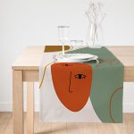 - SuetRunner-8119-Gorsel1 - Realhomes Realhomes Pastel Zemin Üzerinde Yaprak Desenli Dijital Baskılı Özel Tasarım Süet Runner Realhomes