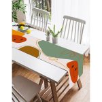 - SuetRunner-8119-Gorsel2 - Realhomes Realhomes Pastel Zemin Üzerinde Yaprak Desenli Dijital Baskılı Özel Tasarım Süet Runner Realhomes