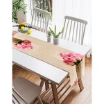 - SuetRunner-816-Gorsel2 - Realhomes Realhomes Çiçek Sepeti Desen Dijital Baskılı Süet Runner Realhomes