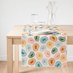 - SuetRunner-8163-Gorsel1 - Realhomes Realhomes Pastel Zemin Üzerinde Geometrik Desenli Dijital Baskılı Özel Tasarım Süet Runner Realhomes