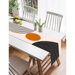 - SuetRunner-8185-Gorsel2 - Realhomes  Realhomes Renkli Zemin Üzerinde Geometrik Desenli Dijital Baskılı Özel Tasarım Süet Runner Realhomes