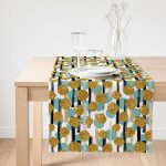 - SuetRunner-8204-Gorsel1 - Realhomes Realhomes Beyaz Zemin Üzerinde Renkli Puantiyeli Dijital Baskılı Özel Tasarım Süet Runner Realhomes