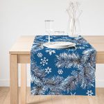 - SuetRunner-8401-Gorsel1 - Realhomes  Realhomes Renkli Zemin Üzerinde Kartanesi Desenli Dijital Baskılı Özel Tasarım Süet Runner Realhomes