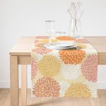 Realhomes Özel Tasarım Dijital Baskılı Süet Runner Realhomes