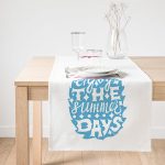 Realhomes Özel Tasarım Dijital Baskılı Süet Runner Realhomes