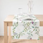 Realhomes Özel Tasarım Dijital Baskılı Süet Runner Realhomes