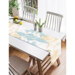 - SuetRunner-8547-Gorsel2 - Realhomes Realhomes Renkli Zemin Üzerinde Gold Detaylı Mermer Desenli Dijital Baskılı Özel Tasarım Süet Runner Realhomes