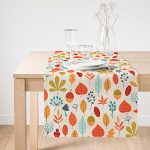 Realhomes Özel Tasarım Dijital Baskılı Süet Runner Realhomes