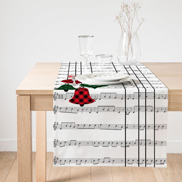 Realhomes Christmas TemalıDijital Baskılı Süet Runner Realhomes