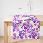 Realhomes Özel Tasarım Dijital Baskılı Süet Runner Realhomes