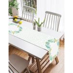 Realhomes Beyaz Zemin Üzerinde Deniz Yıldızı Desenli Dijital Baskılı Özel Tasarım Süet Runner Realhomes