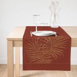 Realhomes Renkli Zemin Üzerinde Onedraw Çizimli Bayan Silüeti Dijital Baskılı Özel Tasarım Süet Runner Realhomes