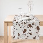 Real Homes Dijital Baskılı Özel Tasarım Süet Runner Realhomes