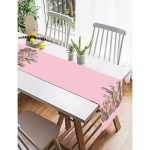 - SuetRunner-8872-Gorsel2 - Realhomes  Realhomes Renkli Zemin Üzerinde Kaktüs Desenli Dijital Baskılı Özel Tasarım Süet Runner Realhomes