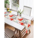 - SuetRunner-933-Gorsel2 - Realhomes  Realhomes Flamingo Desenli Dijital Baskılı Süet Runner Realhomes