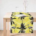 - SuetRunner-950-Gorsel1 - Realhomes  Realhomes Flamingo Desenli Dijital Baskılı Süet Runner Realhomes