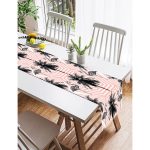 - SuetRunner-969-Gorsel2 - Realhomes Realhomes Flamingo Desenli Dijital Baskılı Dekoratif Süet Runner Realhomes