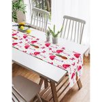 Realhomes Flamingo Desenli Dijital Baskılı Dekoratif Süet Runner Realhomes