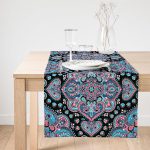 - SuetRunner-991-Gorsel1 - Realhomes  Real Homes Dijital Baskılı Dekoratif Süet Runner Realhomes