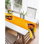 RealHomes Afrika Kadın Temalı Dijital Baskılı Dekoratif Süet Runner Realhomes