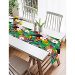 - SuetRunner-hbpapagan-Gorsel2 - Realhomes  Realhomes Amazon Papağan Temalı Dijital Baskılı Dekoratif Süet Runner Realhomes