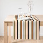 RealHomes Özel Tasarım Dijital Baskılı Dekoratif Süet Runner Realhomes