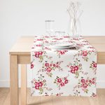 RealHomes Özel Tasarım Dijital Baskılı Dekoratif Süet Runner Realhomes