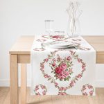 RealHomes Özel Tasarım Dijital Baskılı Dekoratif Süet Runner Realhomes