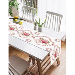 RealHomes Özel Tasarım Dijital Baskılı Dekoratif Süet Runner Realhomes