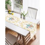 RealHomes Özel Tasarım Dijital Baskılı Dekoratif Süet Runner Realhomes