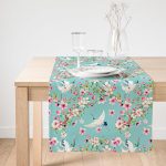 - SuetRunner-real30-Gorsel1 - Realhomes RealHomes Kuş Temalı Dijital Baskılı Özel Tasarım Süet Runner Realhomes