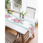 RealHomes Özel Tasarım Dijital Baskılı Dekoratif Süet Runner Realhomes