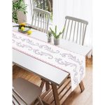 RealHomes Özel Tasarım Dijital Baskılı Dekoratif Süet Runner Realhomes