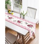 RealHomes Özel Tasarım Dijital Baskılı Dekoratif Süet Runner Realhomes