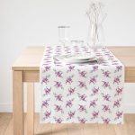 RealHomes Özel Tasarım Dijital Baskılı Dekoratif Süet Runner Realhomes