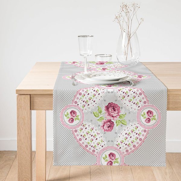 Realhomes Sarı Renkli Dijital Baskılı Süet Runner Realhomes