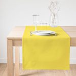 Realhomes Sarı Renkli Dijital Baskılı Süet Runner Realhomes