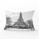- Rh-Dik-101-Gorsel1 - Realhomes Eyfel Kuleli Dijital Baskılı Dekoratif Dikdörtgen Yastık Kırlent Kılıfı Realhomes