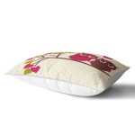 - Rh-Dik-104-Gorsel2 - Realhomes Baykuş Temalı Dijital Baskılı Dekoratif Dikdörtgen Yastık Kırlent Kılıfı Realhomes