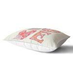 Aşk Temalı Dijital Baskılı Dekoratif Dikdörtgen Yastık Kırlent Kılıfı Realhomes