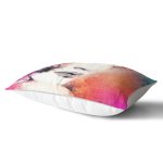 Modern Bayan Resimli Dijital Baskılı Dekoratif Dikdörtgen Yastık Kırlent Kılıfı Realhomes