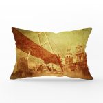 İstanbul Temalı Dijital Baskılı Dekoratif Dikdörtgen Yastık Kırlent Kılıfı Realhomes