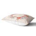 Modern Çiçek Desen Dijital Baskılı Dekoratif Dikdörtgen Yastık Kırlent Kılıfı Realhomes