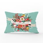 Anneler Günü Dijital Baskılı Dekoratif Dikdörtgen Yastık Kırlent Kılıfı Realhomes