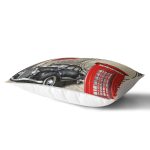 Modern London Desen Dijital Baskılı Dekoratif Dikdörtgen Yastık Kırlent Kılıfı Realhomes