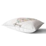 Kalp Desenli Dijital Baskılı Dekoratif Dikdörtgen Yastık Kırlent Kılıfı Realhomes